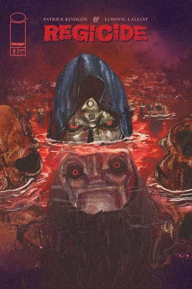 Pre-order comic book "Regicide #4" cover C by Akila Gabriel, published by Image Comics, featuring detailed artwork and vibrant colors.