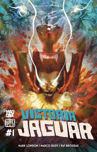 Pre-order comic book Victoria Jaguar #1 Cover B by Martin Simmonds from Mad Cave Studios, featuring dynamic artwork and bold colors.