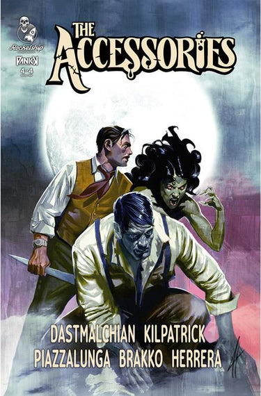 Pre-order Rocketship Entertainment comic Accessories #4 featuring Joel Herrera's Monster Homage artwork, showcasing vibrant cover art.