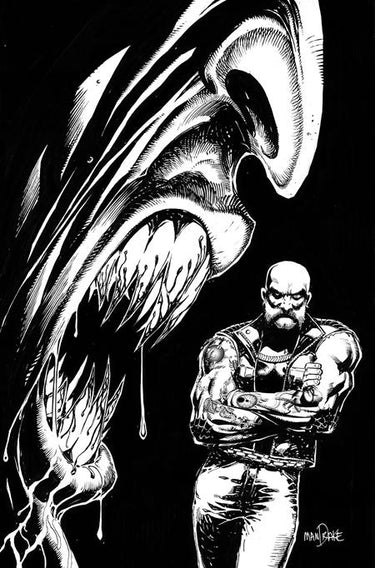 Pre-order comic book Vampire the Masquerade Wake in Hate #1 cover G with Tom Mandrake inks on virgin cardstock, published by Titan Comics.