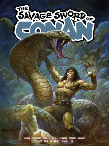 Savage Sword of Conan TP Vol 05 Direct Market Edition Alex Horley Cvr