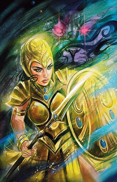 Pre-order Vault Comics' Inanna the Name She Lost #1 comic with Suspiria full art variant cover, featuring vibrant, detailed artwork.