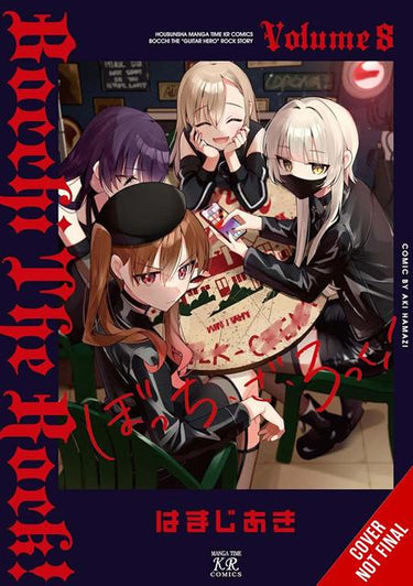 Pre-order graphic novel Bocchi the Rock TP Vol 08 by Yen Press, featuring colorful cover art with characters from the series.