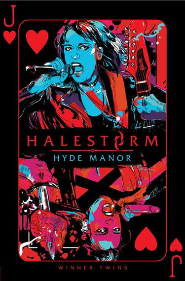 Pre-order image of Halestorm HC Hyde Manor graphic novel by Z2, featuring cover art with dark, detailed illustrations.