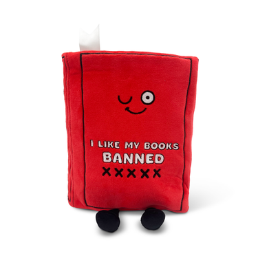 "I Like My Books Banned" Book Plush - State of Comics