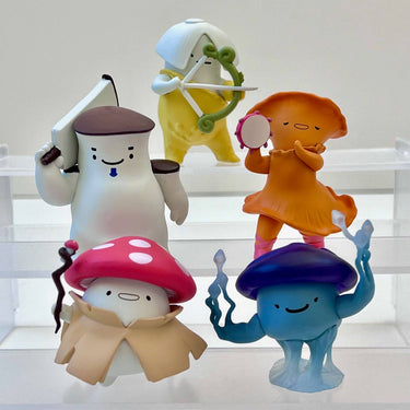 Colorful Mush Spirit Blind Box by BCmini featuring various collectible plush toys inside a sealed box.