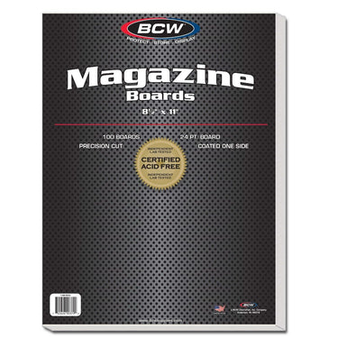 BCW Magazine Backing Boards - State of Comics