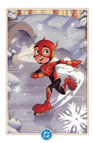 Flash #16 Cvr D Chrissie Zullo Dc Winter Wonderland Card Stock Var