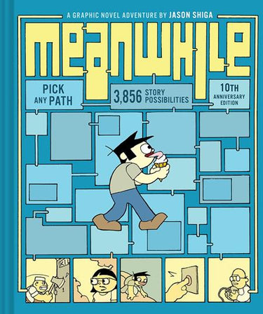 Meanwhile Pick Any Path HC hardcover graphic novel cover by Jason Shiga