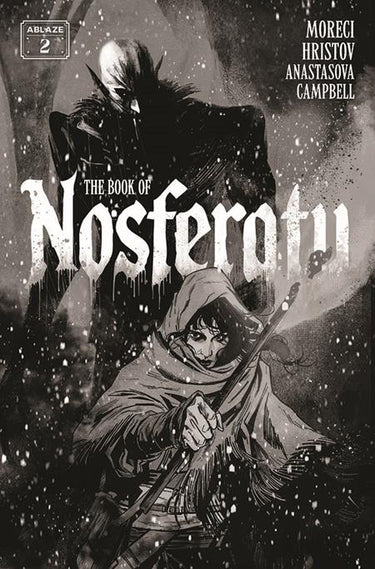 Book of Nosferatu #2 (Of 4) Cvr B Todor Hristov B&W Var comic book cover