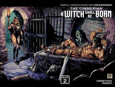 Cimmerian a Witch Shall Be Born #2 (Of 3) Cvr B Laurant Astier Wraparound Var comic book cover by Laurent Astier