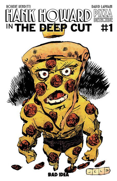 Hank Howard Pizza Detective the Deep Cut #1 One Shot Cvr C Pizza by Jesse Lonergan Var comic book cover