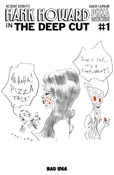 Hank Howard Pizza Detective the Deep Cut #1 One Shot Cvr G 1:20 Pizza by Jae Lee Var comic book cover