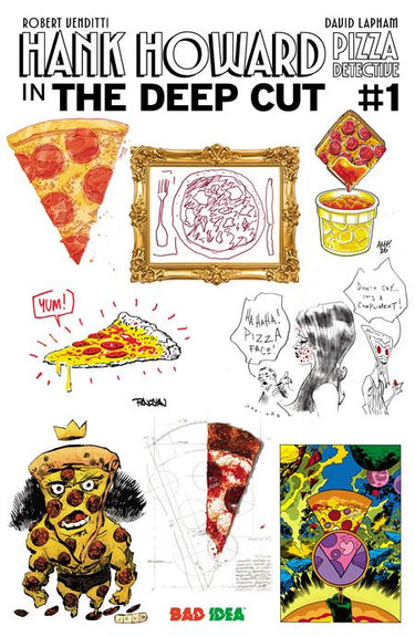 Hank Howard Pizza Detective the Deep Cut #1 One Shot Cvr J 1:250 Ryan Sook Jesse Lonergan Extra Large Pie Var comic book