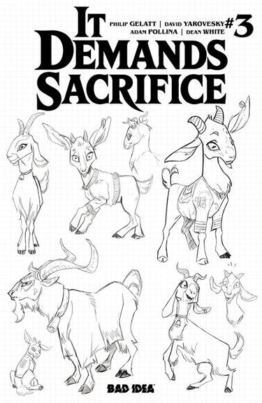 It Demands Sacrifice #3 (Of 4) Cvr C Adam Pollina Design Var comic book cover