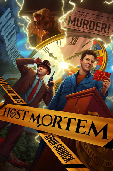 Host Mortem HC hardcover graphic novel cover by Tony Foti