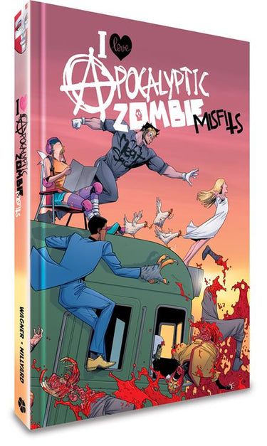 I Love Apocalyptic Zombie Misfits HC hardcover graphic novel cover by Daniel Hillyard
