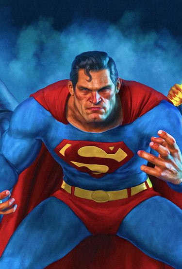 Justice League Unlimited #26 Cvr C Mark Spears 3-Part Connecting Superman Card Stock Var comic book cover