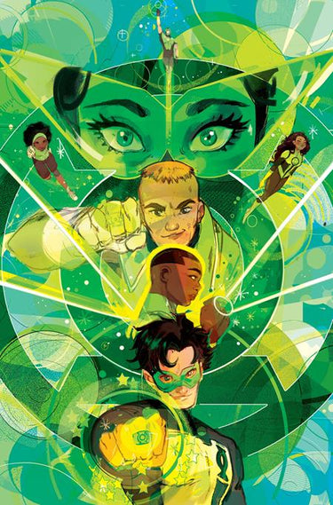 Green Lantern Corps #23 Cvr B Nicoletta Baldari Card Stock Var Green Lantern First Light comic book cover