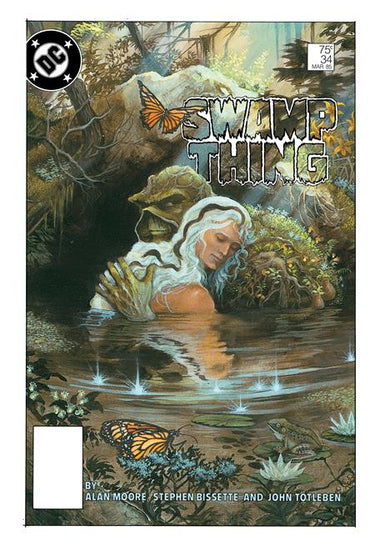 Swamp Thing #34 Facsimile Edition Cvr a Stephen Bissette & John Totleben comic book cover by Stephen Bissette, John Totleben