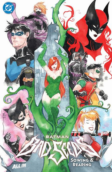 Batman Bad Seeds Sowing & Reaping HC hardcover graphic novel cover by Dustin Nguyen