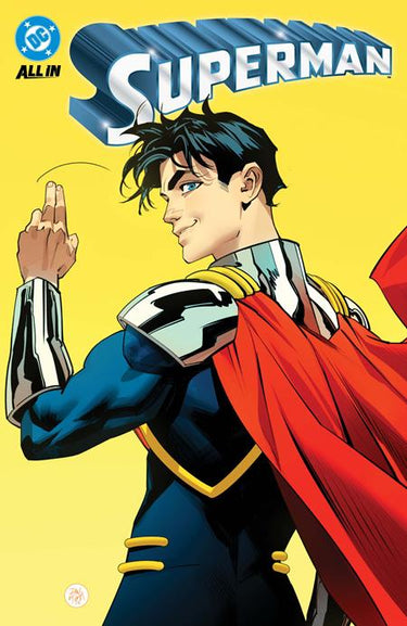 Superman 2023 TP Vol 07 Reign of the Superboys Prime Time graphic novel cover by Dan Mora