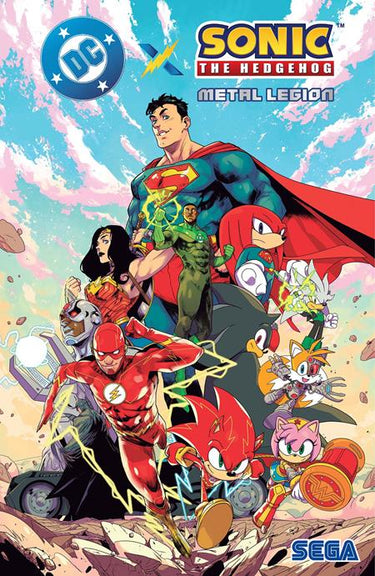 DC X Sonic the Hedgehog Metal Legion TP graphic novel cover by Pablo M. Collar