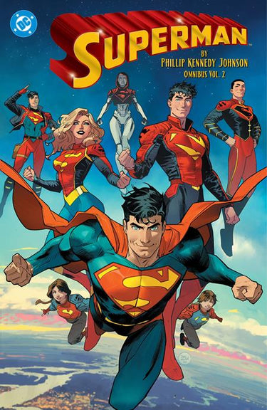 Superman by Phillip Kennedy Johnson Omnibus HC Vol 02 hardcover book cover by Steve Beach
