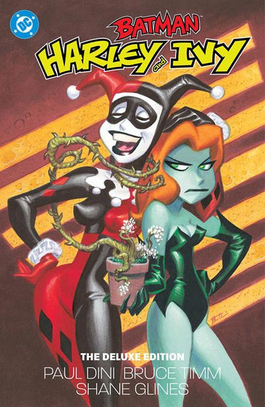 Batman Harley and Ivy the Deluxe Edition HC 2027 Edition hardcover graphic novel cover by Bruce Timm