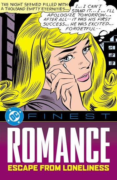 DC Finest Romance Escape from Loneliness TP graphic novel cover by Werner Roth, John Romita