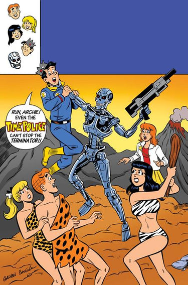 Archie vs the Terminator #3 Cvr I 1:15 Bill Galvan Virgin Var comic book cover