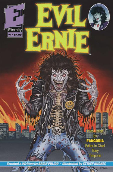 Evil Ernie #1 30th Anniversary Facsimile Edition Cvr C Eric Mache Glow in the Dark Var comic book cover
