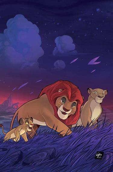 Lion King #9 Cvr F 1:10 Cirio Cangialosi Virgin Var comic book cover by Ciro Cangialosi