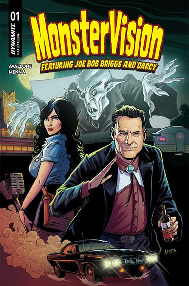Monstervision Featuring Joe Bob Briggs and Darcy #1 Cvr a Dave Acosta comic book cover
