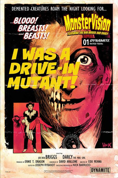 Monstervision Featuring Joe Bob Briggs and Darcy #1 Cvr B Robert Hack Var comic book cover