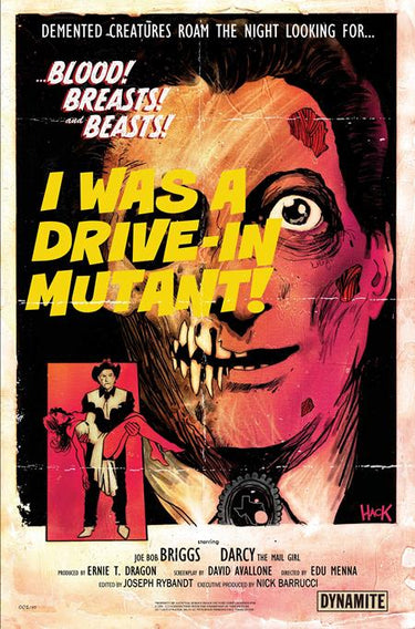 Monstervision Featuring Joe Bob Briggs and Darcy #1 Cvr F Robert Hack Metal Premium Var comic book cover