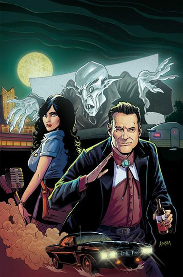 Monstervision Featuring Joe Bob Briggs and Darcy #1 Cvr L 1:25 Dave Acosta Virgin Var comic book cover