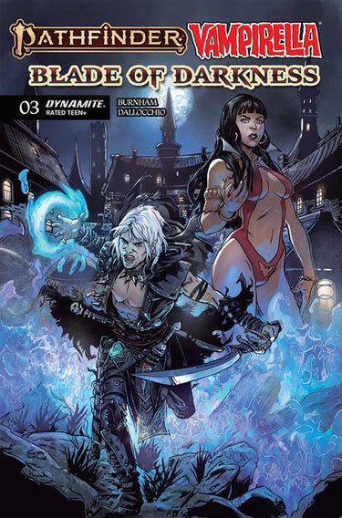 Pathfinder Vampirella Blade of Darkness #3 Cvr a Steven Cummings comic book cover