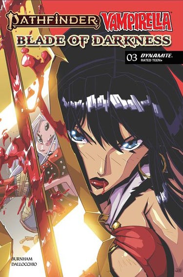 Pathfinder Vampirella Blade of Darkness #3 Cvr B Andrew Huerta Var comic book cover