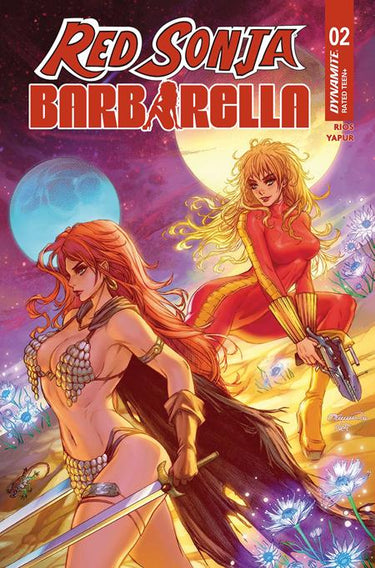 Red Sonja Barbarella #2 Cvr B Collette Turner Var comic book cover