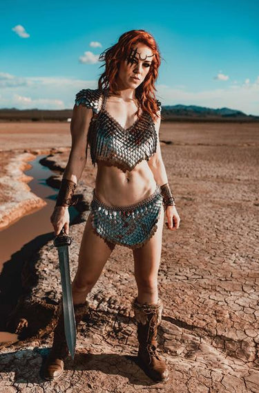 Red Sonja She Devil with a Sword #8 Cvr H 1:10 Cosplay Molly Stewart Virgin Var comic book cover by Cosplay - Molly Stewart