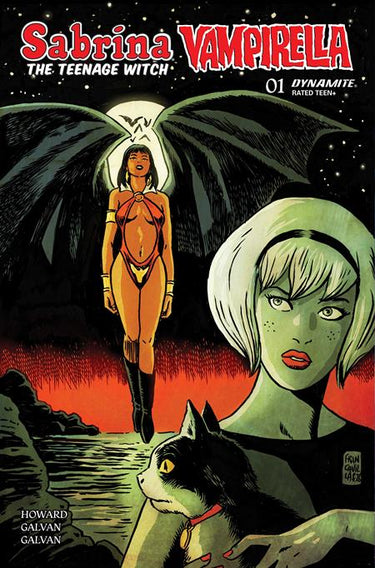 Sabrina the Teenage Witch Vampirella #1 Cvr B Francesco Francavilla Var comic book cover