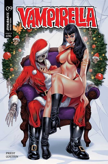 Vampirella 2026 #9 Cvr D Elias Chatzoudis Var comic book cover