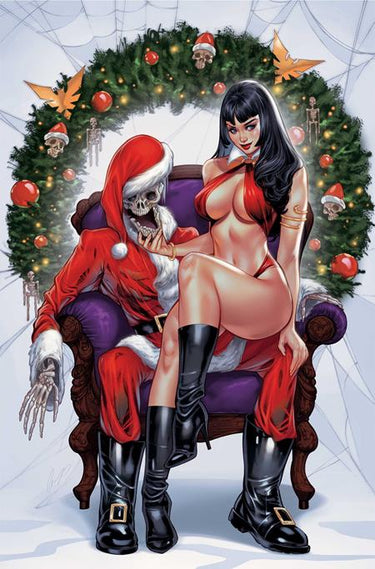 Vampirella 2026 #9 Cvr H 1:10 Elias Chatzoudis Virgin Var comic book cover