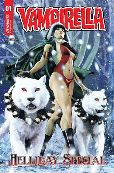 Vampirella Helliday Special 2026 #1 One Shot Cvr a Cat Staggs comic book cover