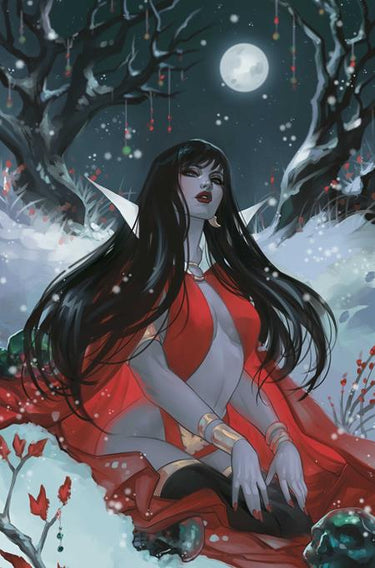 Vampirella Helliday Special 2026 #1 One Shot Cvr I 1:15 Meghan Hetrick Virgin Var comic book cover
