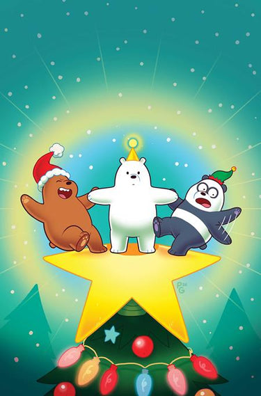 We Bare Bears Christmas Special #1 One Shot Cvr F Paulina Ganucheau Ltd Virgin Var comic book cover