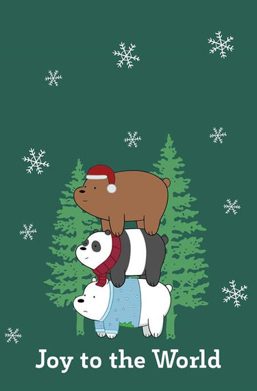 We Bare Bears Christmas Special #1 One Shot Cvr I 1:15 Greeting Card Virgin Var comic book cover