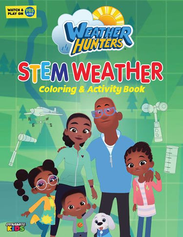 Weather Hunters Stem Weather Coloring & Activity Book TP book cover