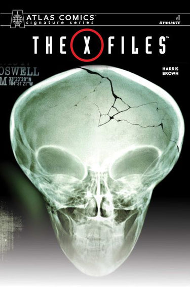 X Files 2026 #1 Cvr I Roswell Photo Atlas Edition Signed by Joe Harris Var comic book cover